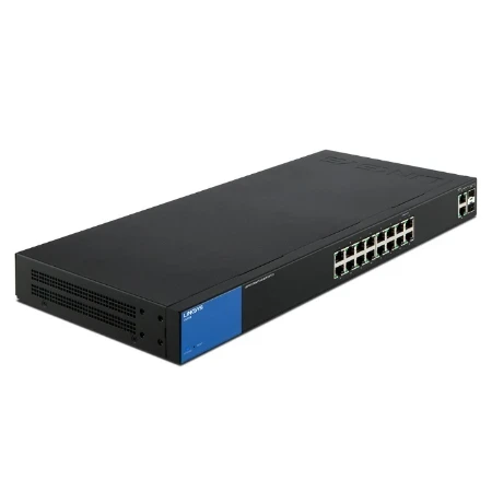 16-Port PoE+  Smart Gigabit Switch, + 2 port RJ45/SFP Combo