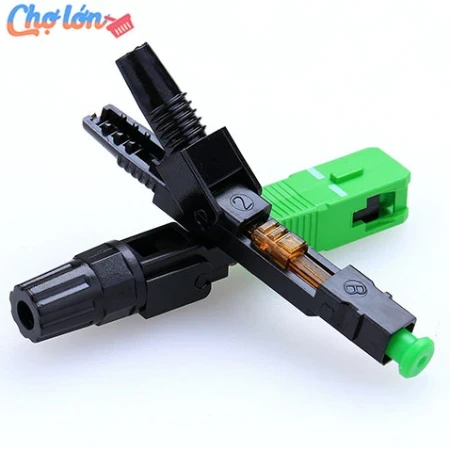 Đầu Nối Quang Fast Connector SC/APC