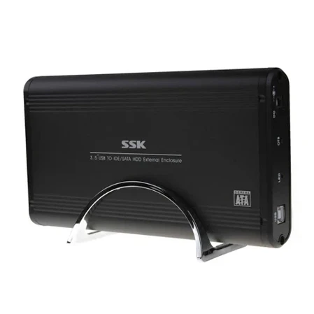 SSK HDD BOX 3.5” SATA VỎ NHÔM - có giá đỡ